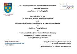 Team Vicar Licensing Invitatio